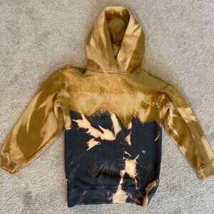 DIY Bleach dyed Sweatshirt Mashup